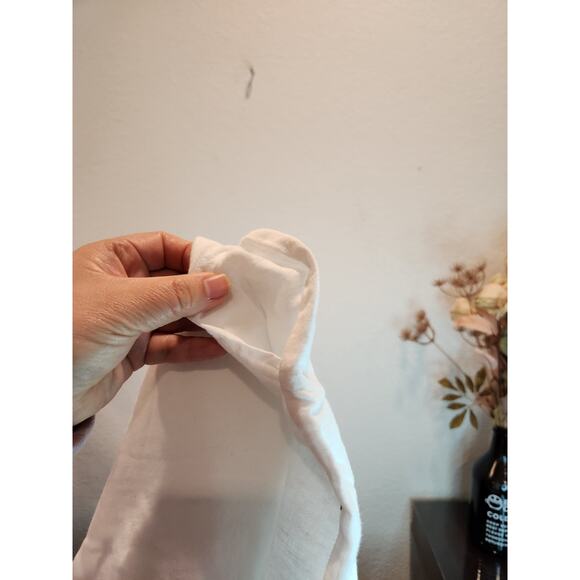 Armani Exchange Women’s White Linen Blend Tank dress , Size 4 with pockets - Picture 5 of 6